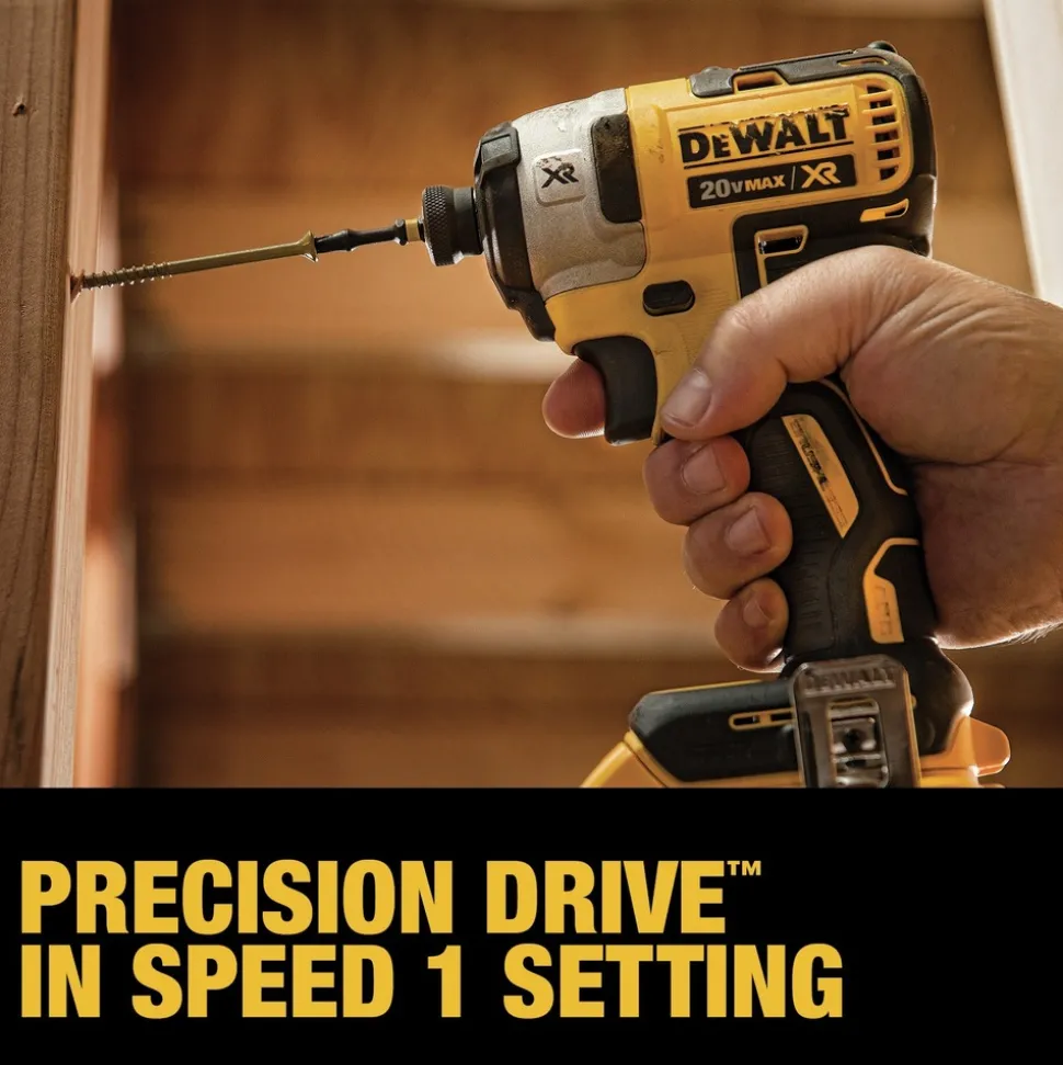 Factory Reconditioned Dewalt 20V MAX XR Brushless Lithium-Ion 4-Tool Combo Kit (1.7 Ah/5 Ah)