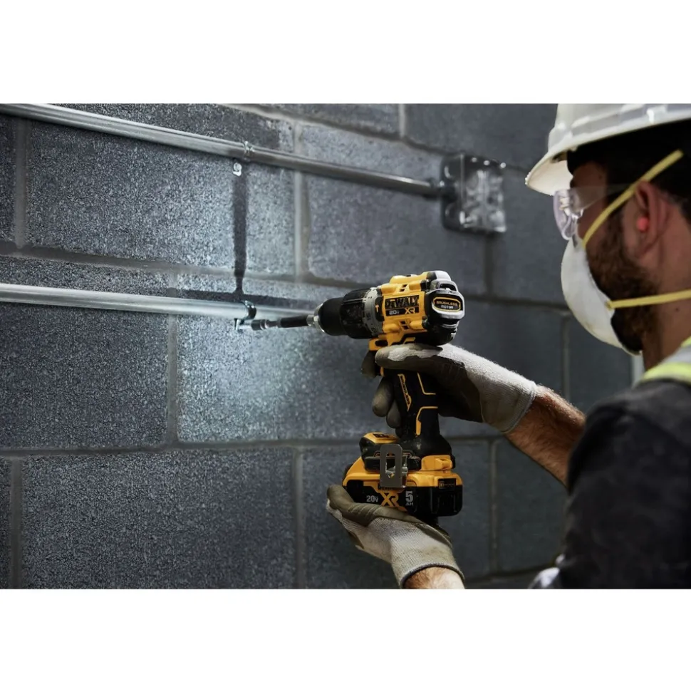 Factory Reconditioned Dewalt 20V MAX XR Brushless Lithium-Ion 4-Tool Combo Kit (1.7 Ah/5 Ah)