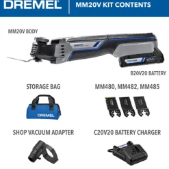 Factory Reconditioned Dremel 20V Multi-Max Lithium-Ion Cordless Oscillating Multi-Tool Kit (2 Ah)