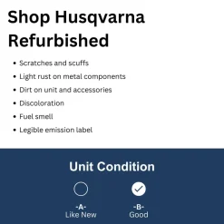 Factory Reconditioned Husqvarna 970514508 330LK 28cc 20 in. Cutting Width Gas String Trimmer