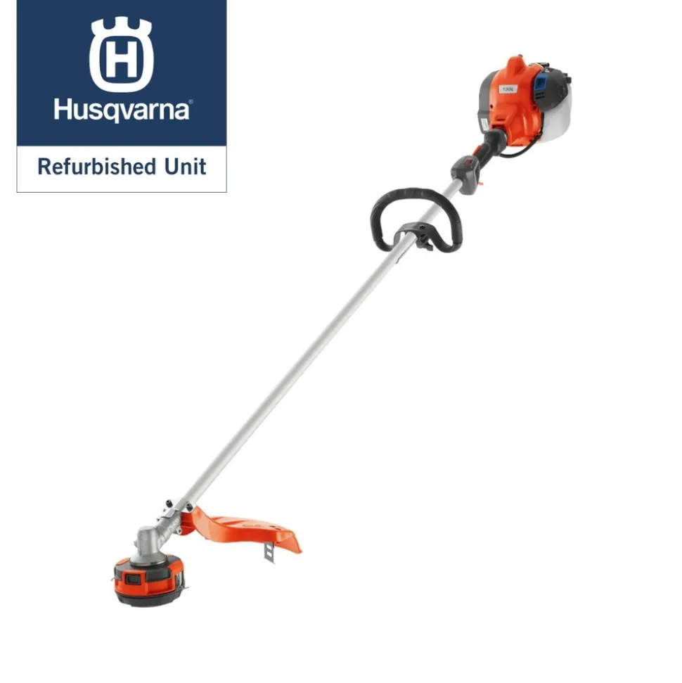 Factory Reconditioned Husqvarna 970694802 130L 28cc 18 in. Cutting Width Gas String Trimmer