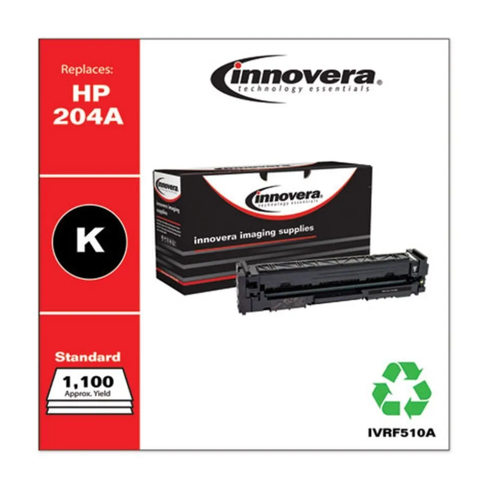 Factory Reconditioned Innovera 1,100 Page-Yield Remanufactured Toner Replacement for 204A (CF510A) - Black