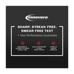 Factory Reconditioned Innovera 190 Page-Yield Remanufactured Ink Replacement for 63 (F6U62AN) - Black