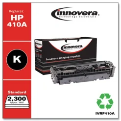 Factory Reconditioned Innovera Remanufactured 2,300 Page-Yield Replacement Toner for 410A (CF410A) - Black
