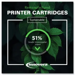 Factory Reconditioned Innovera 3100 Page-Yield Remanufactured MICR Toner Replacement for 26AM - Black