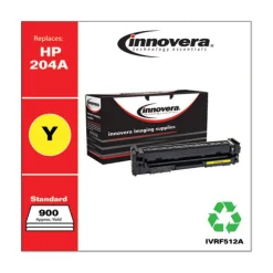 Factory Reconditioned Innovera Remanufactured 900 Page-Yield Replacement Toner for 204A (CF512A) - Yellow