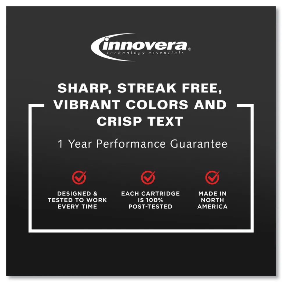 Factory Reconditioned Innovera IVRTN433BK 4500 Page-Yield Remanufactured High-Yield Toner Replacement for TN433BK - Black