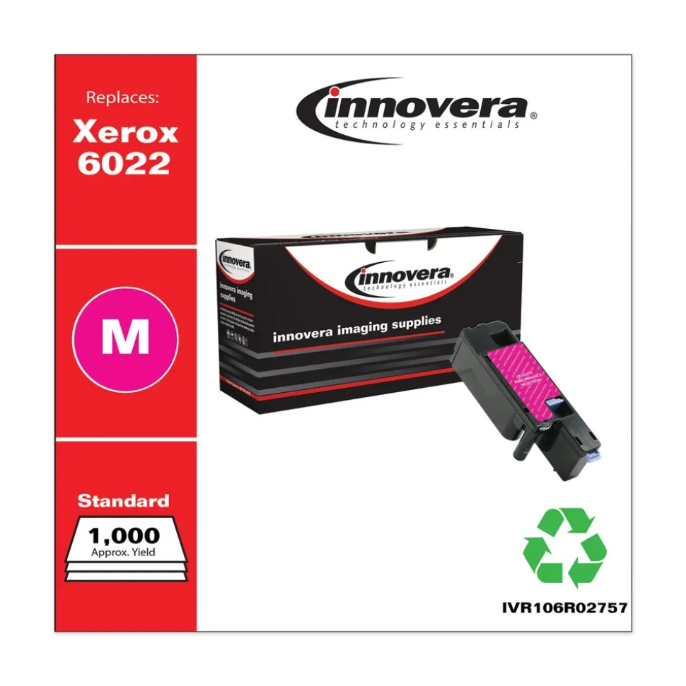 Factory Reconditioned Innovera 1000 Page-Yield Remanufactured Toner Replacement for 106R02757 - Magenta