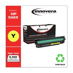 Factory Reconditioned Innovera Remanufactured 9,500 Page-Yield Replacement High-Yield Toner for 508X (CF362X) - Yellow