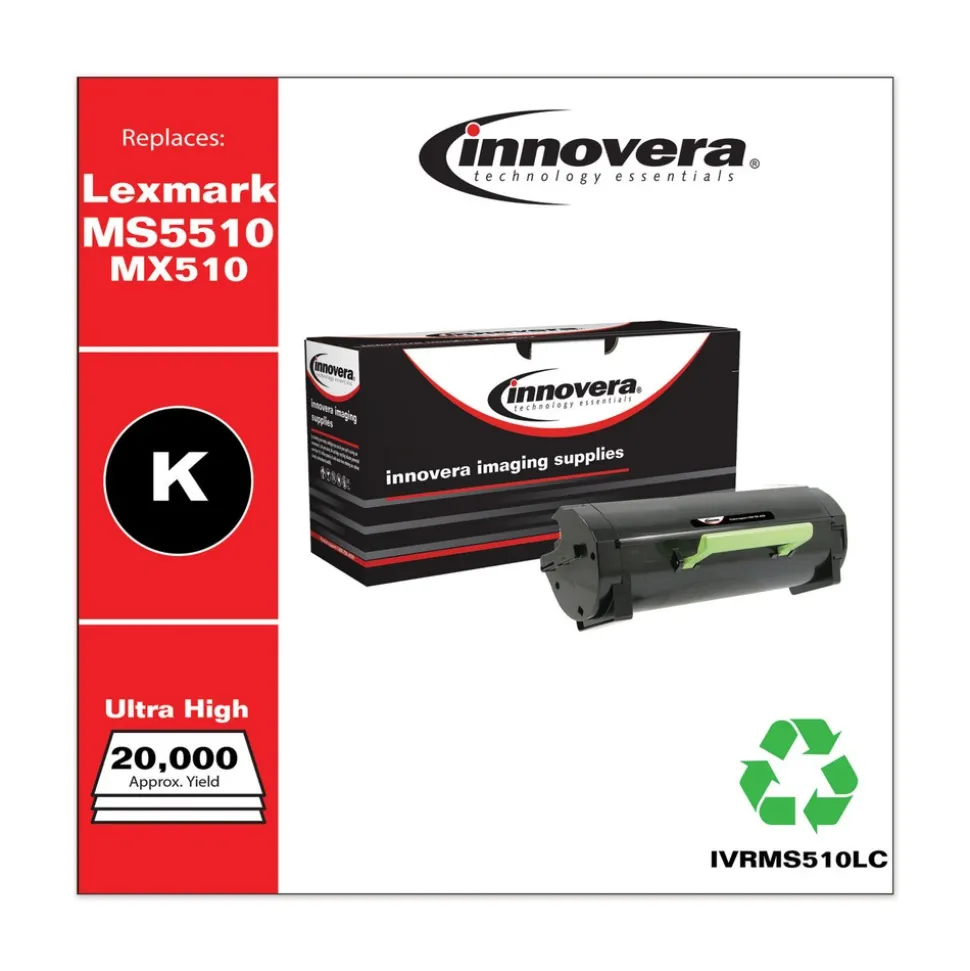Factory Reconditioned Innovera Remanufactured 20000 Page Ultra High Yield Toner Cartridge - Black
