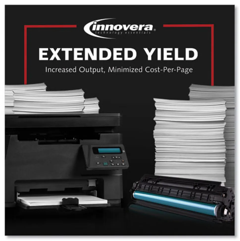 Factory Reconditioned Innovera 9000 Page-Yield Remanufactured High-Yield Toner Replacement for 26X (CF226X) - Black