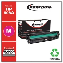 Factory Reconditioned Innovera Remanufactured 5000 Page Yield Replacement Toner Cartridge for HP 508A - Magenta