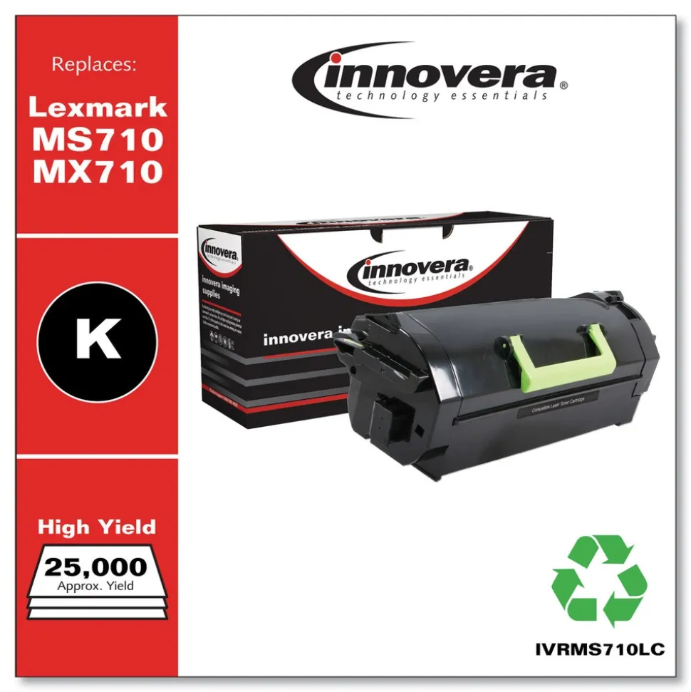 Factory Reconditioned Innovera Remanufactured 25000 Page High Yield Toner Cartridge - Black
