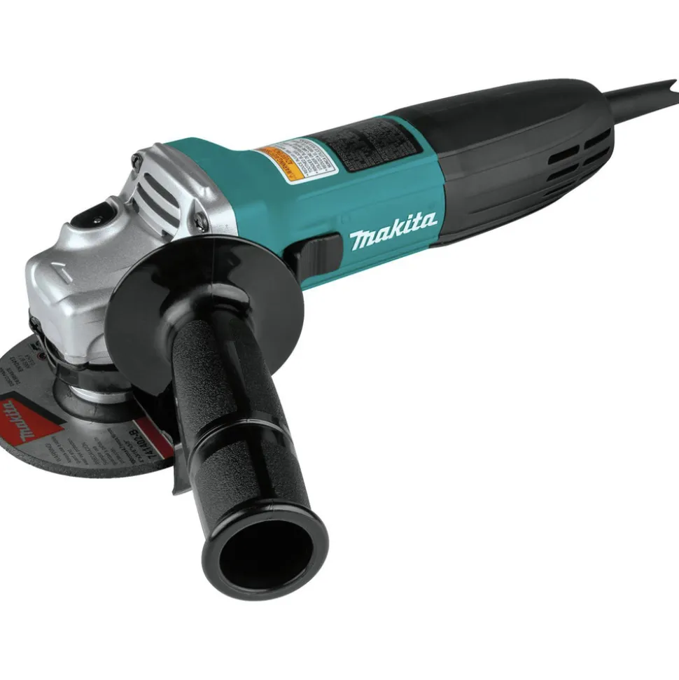 Factory Reconditioned Makita 4 in. Slide Switch Angle Grinder with Tool Case