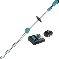 Factory Reconditioned Makita 18V LXT Brushless Lithium-Ion 24 in. Cordless Pole Hedge Trimmer Kit (5 Ah)