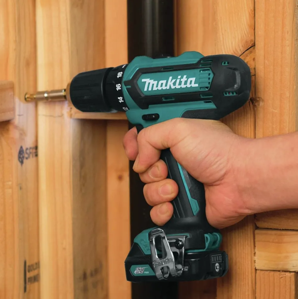 Factory Reconditioned Makita 12V MAX CXT Lithium-Ion 3/8 in. Cordless Drill Driver Kit with 2 Batteries (2 Ah)