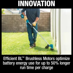 Factory Reconditioned Makita 18V LXT Brushless Lithium-Ion 13 in. Cordless String Trimmer and Blower Combo Kit (4 Ah)