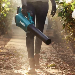 Factory Reconditioned Makita 18V LXT Brushless Lithium-Ion 13 in. Cordless String Trimmer and Blower Combo Kit (4 Ah)