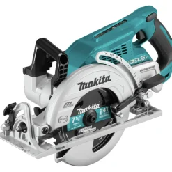 Factory Reconditioned Makita XSR01PT-R 18V X2 LXT (36V) Brushless Cordless Rear Handle 7-1/4 in. Circular Saw Kit (5 Ah)