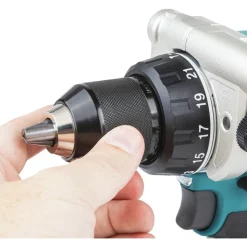 Factory Reconditioned Makita 18V LXT Brushless Lithium-Ion 1/2 in. Cordless Hammer Drill Driver and 4-Speed Impact Driver Combo Kit with 2 Batteries (5 Ah)