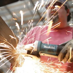 Factory Reconditioned Makita 4-1/2 in. Paddle Switch AC/DC Angle Grinder