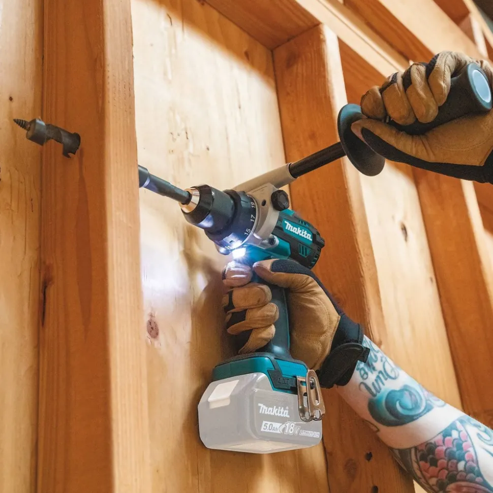 Factory Reconditioned Makita 18V LXT Brushless Lithium-Ion 1/2 in. Cordless Hammer Drill Driver (Tool Only)