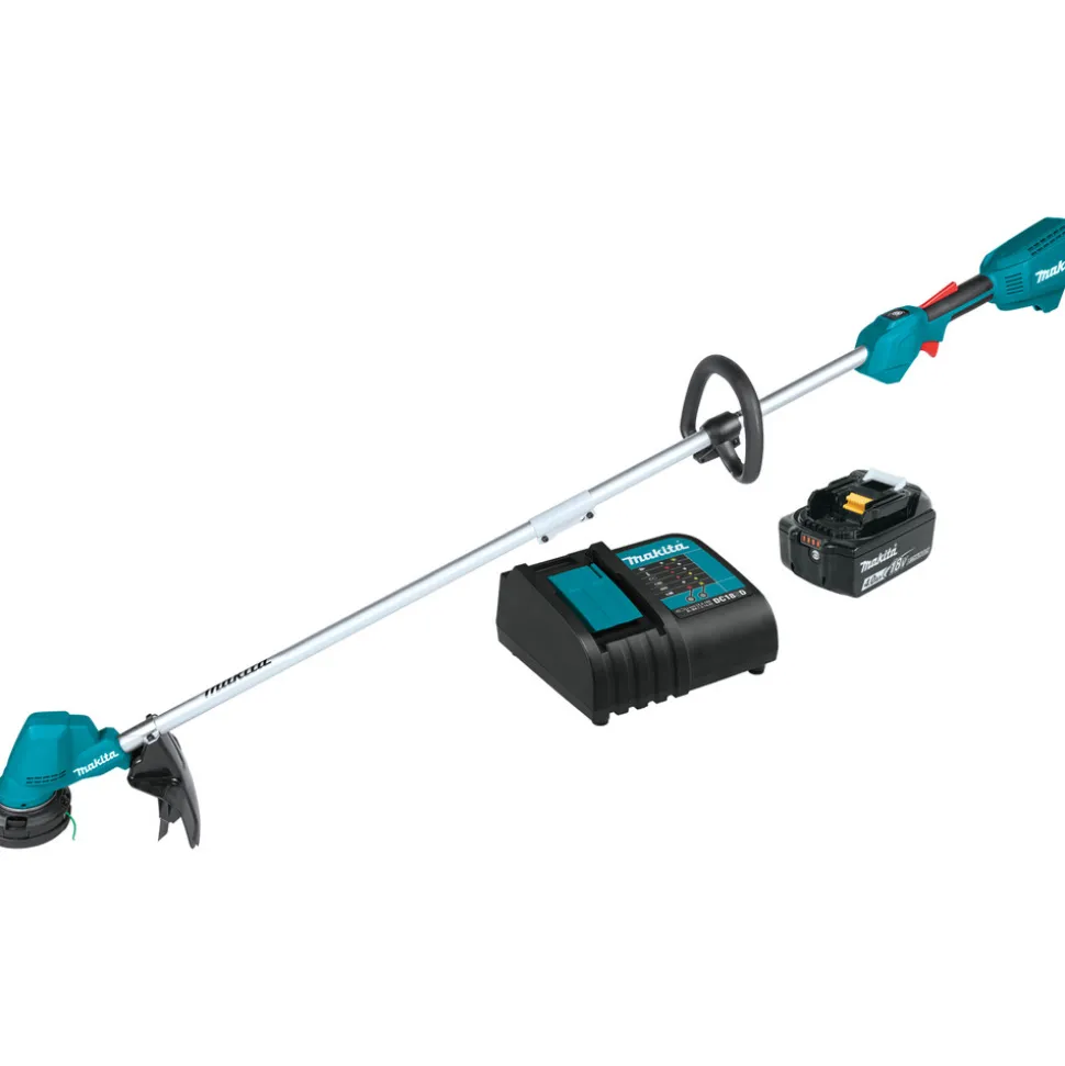 Factory Reconditioned Makita 18V LXT Brushless Lithium-Ion 13 in. Cordless String Trimmer Kit (4 Ah)