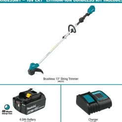 Factory Reconditioned Makita 18V LXT Brushless Lithium-Ion 13 in. Cordless String Trimmer Kit (4 Ah)
