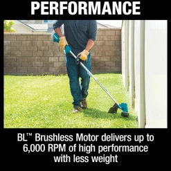 Factory Reconditioned Makita 18V LXT Brushless Lithium-Ion 13 in. Cordless String Trimmer Kit (4 Ah)