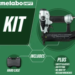 Factory Reconditioned Metabo HPT 18-Gauge 2 in. Finish Brad Nailer Kit