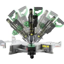 Factory Reconditioned Metabo HPT 15 Amp Dual Bevel 12 in. Corded Miter Saw with Laser Guide