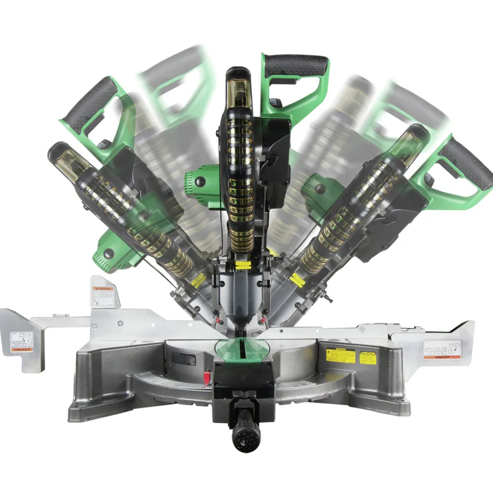 Factory Reconditioned Metabo HPT 15 Amp Dual Bevel 12 in. Corded Miter Saw with Laser Guide