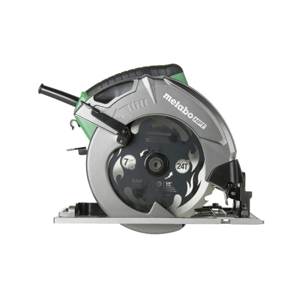 Factory Reconditioned Metabo HPT 15 Amp Single Bevel 7-1/4 in. Corded Circular Saw with Blower Function, and Aluminum Die Cast Base