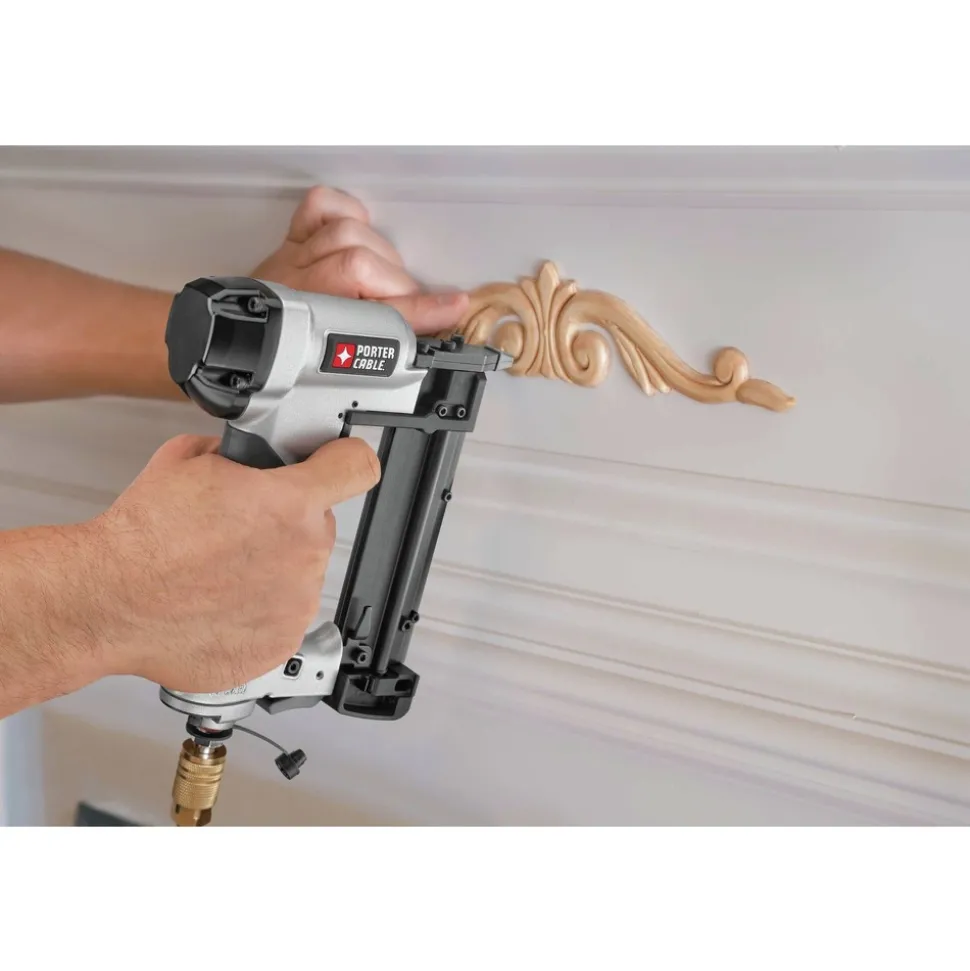 Factory Reconditioned Porter-Cable 3-Piece Nailer and 0.8 HP 6 Gallon Oil-Free Pancake Air Compressor Combo Kit