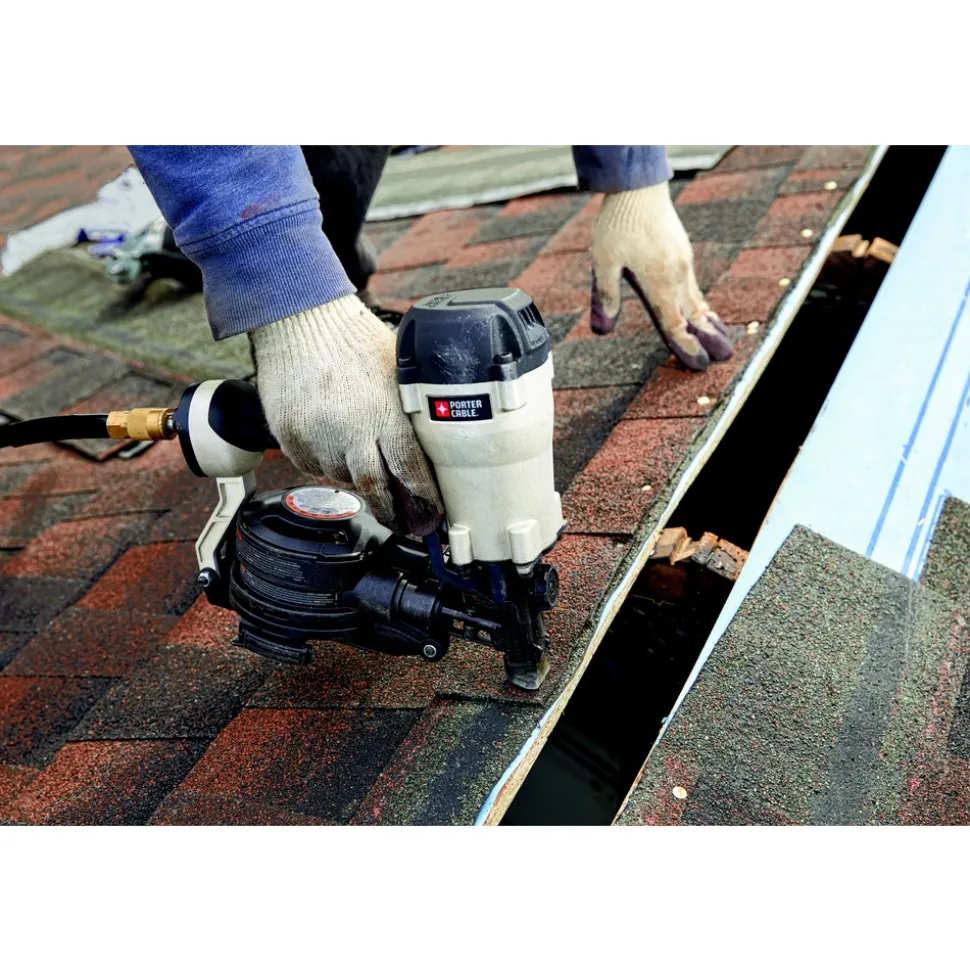 Factory Reconditioned Porter-Cable 15-Degree Pneumatic Coil Roofing Nailer
