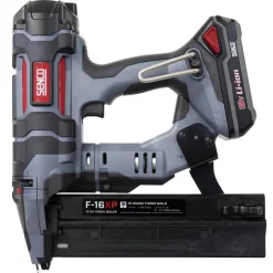 Factory Reconditioned SENCO F-16XP 18V Lithium-Ion 2-1/2 in. Cordless 16 Gauge Straight Finish Nailer Kit (1.5 Ah)