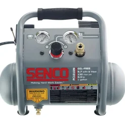 Factory Reconditioned SENCO 0.5 HP 1 Gallon Finish and Trim Oil-Free Hand-Carry Air Compressor