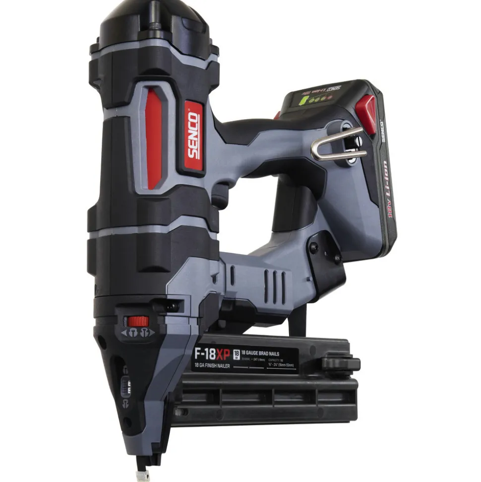 Factory Reconditioned SENCO F-18XP 18V Lithium-Ion 2-1/8 in. Cordless 18 Gauge Brad Nailer Kit (1.5 Ah)
