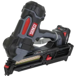 Factory Reconditioned SENCO 18V Lithium-Ion 30 - 34-Degree Paper-Tape 3-1/2 in. Cordless Pneumatic Framing Nailer (3 Ah)