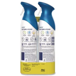 Febreze 80816821 AIR, Ocean, 8.8 oz Aerosol Spray, 2/Pack, 3 Packs/Carton