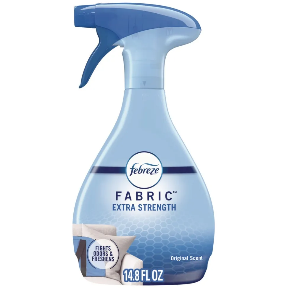 Febreze 80363274 FABRIC 14.8 oz. Spray Bottle Extra Strength Refresher/Odor Eliminator - Original (8/Carton)