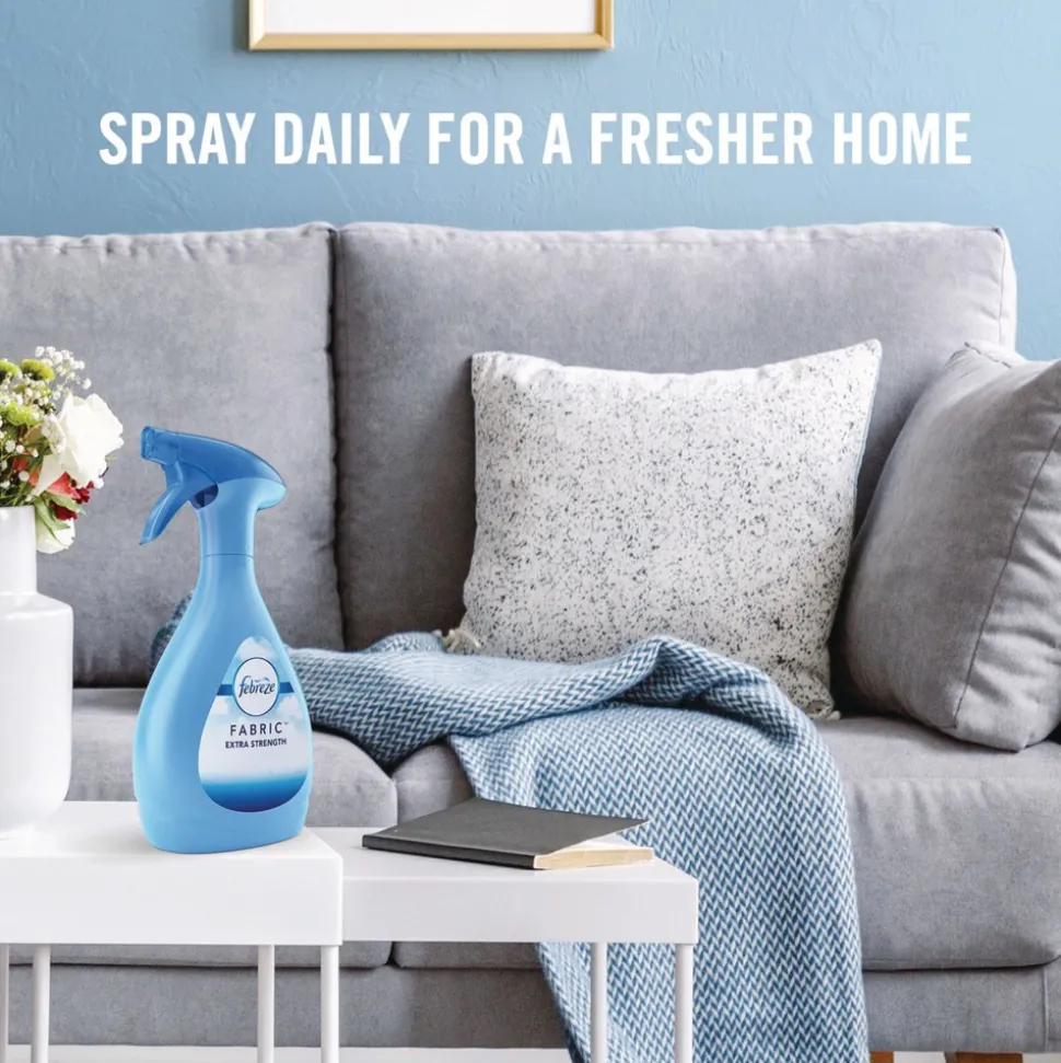 Febreze 80363274 FABRIC 14.8 oz. Spray Bottle Extra Strength Refresher/Odor Eliminator - Original (8/Carton)