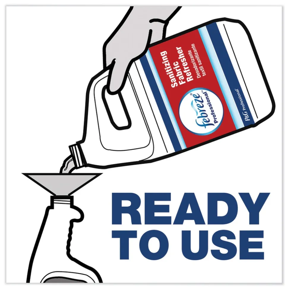 Febreze 1 Gallon Ready to Use Professional Sanitizing Fabric Refresher - Light Scent