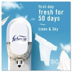 Febreze 2.63 oz. PLUG Air Freshener Refills - Linen and Sky (6 Packs/Carton)