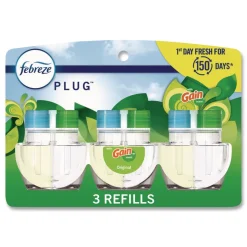 Febreze 2.63 oz. PLUG Air Freshener Refills - Gain Scent (6 Packs/Carton)