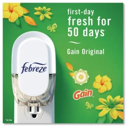 Febreze 2.63 oz. PLUG Air Freshener Refills - Gain Scent (6 Packs/Carton)