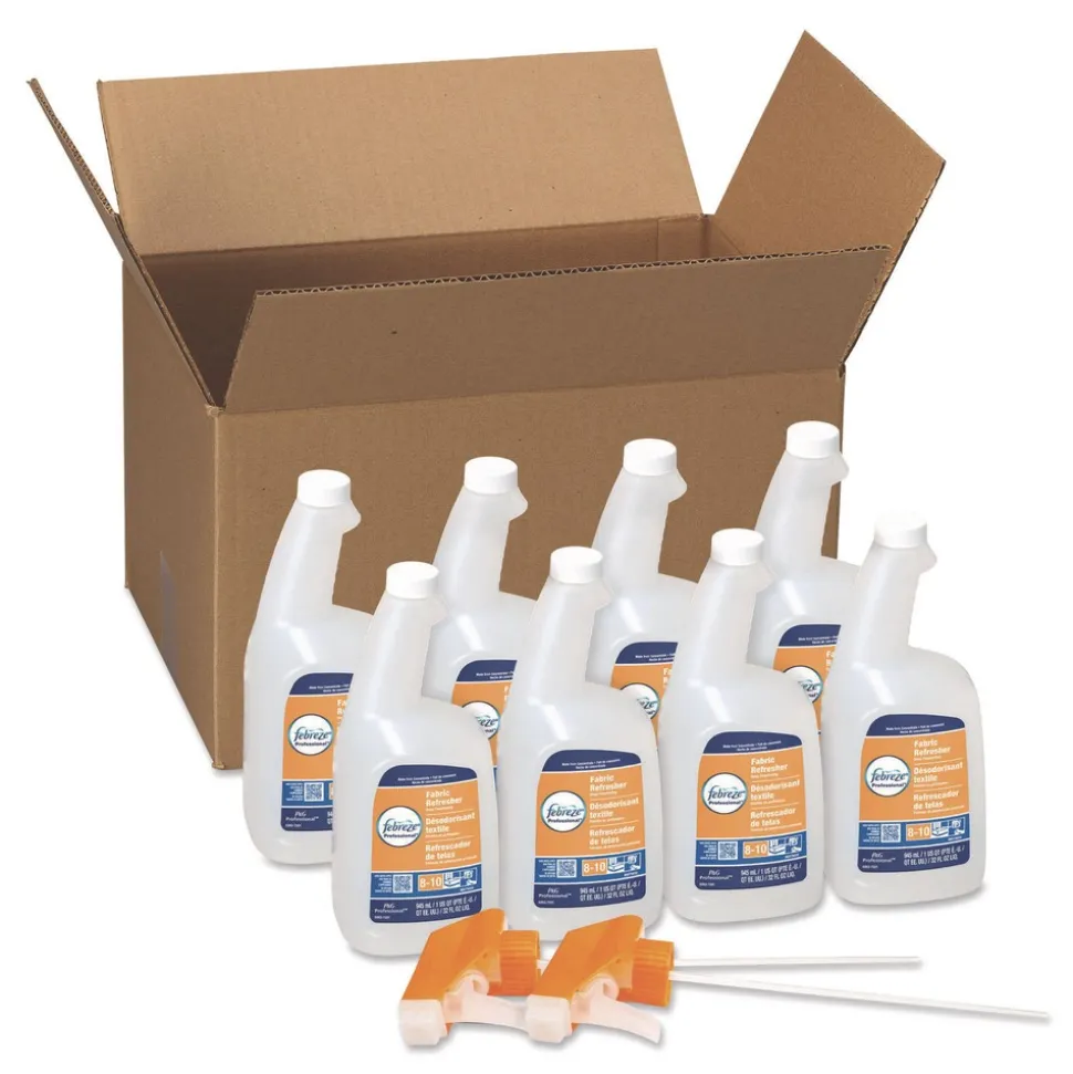 Febreze 03259 Professional Fabric Refresher Deep Penetrating Fresh Clean, 32oz Spray, 8/ctn