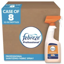 Febreze 03259 Professional Fabric Refresher Deep Penetrating Fresh Clean, 32oz Spray, 8/ctn