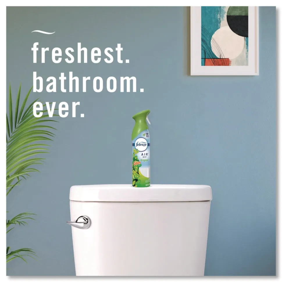 Febreze AIR, Gain Original, 8.8 oz Aerosol Spray, 2/Pack, 3 Packs/Carton