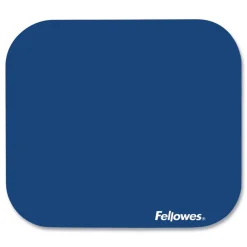 Fellowes Mfg Co. 9 in. x 8 in. Polyester Mouse Pad - Blue
